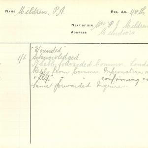 Soldier packet page