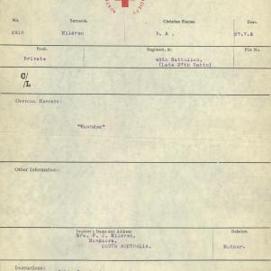 Soldier packet page