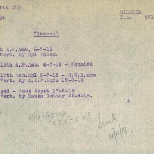 Soldier packet page