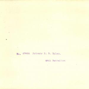 Soldier packet page