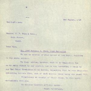 Soldier packet page