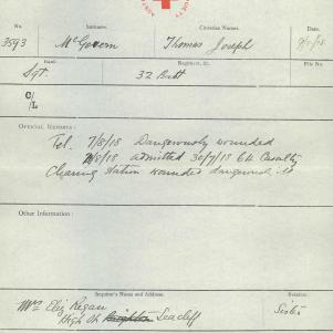 Soldier packet page