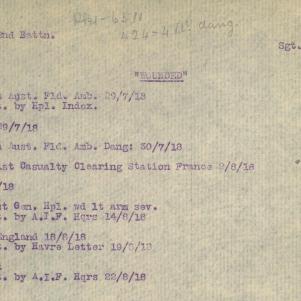 Soldier packet page