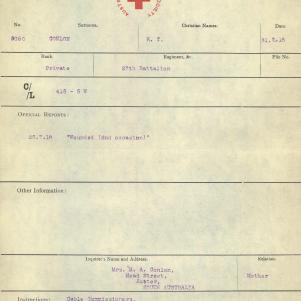 Soldier packet page