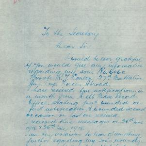 Soldier packet page
