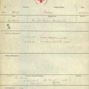 Soldier packet page