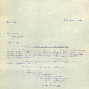 Soldier packet page