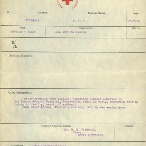 Soldier packet page