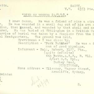 Soldier packet page