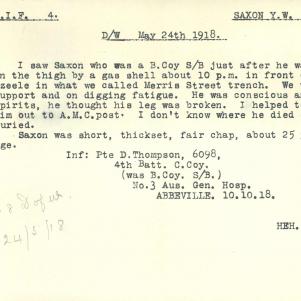 Soldier packet page