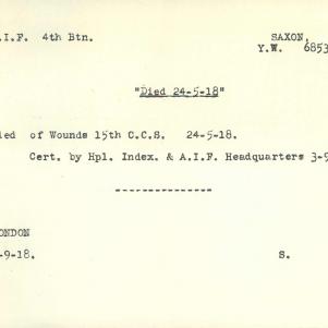 Soldier packet page