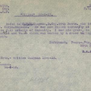 Soldier packet page