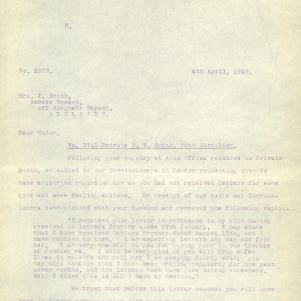 Soldier packet page