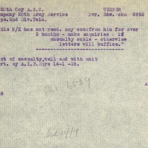 Soldier packet page