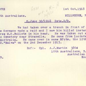 Soldier packet page