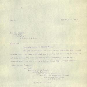 Soldier packet page