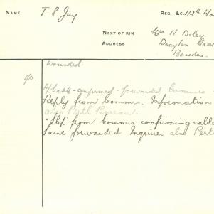 Soldier packet page
