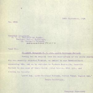 Soldier packet page