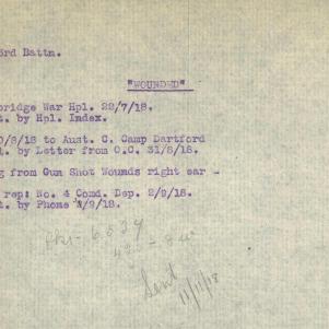 Soldier packet page