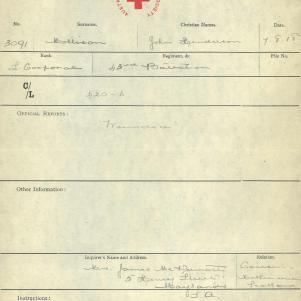 Soldier packet page