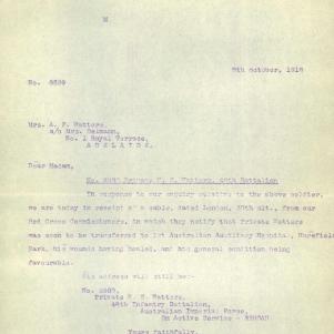Soldier packet page