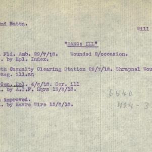 Soldier packet page