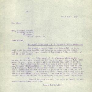 Soldier packet page
