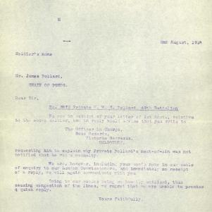Soldier packet page