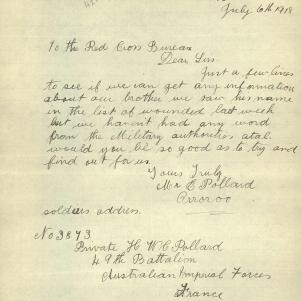 Soldier packet page