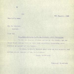Soldier packet page