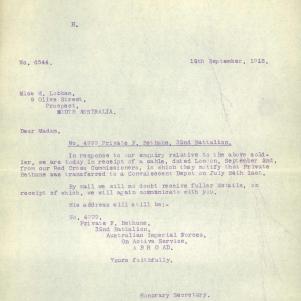 Soldier packet page