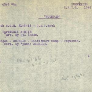 Soldier packet page