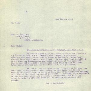 Soldier packet page