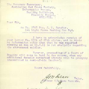 Soldier packet page