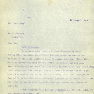Soldier packet page