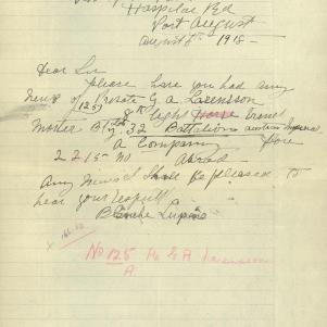 Soldier packet page