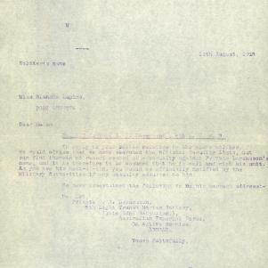 Soldier packet page