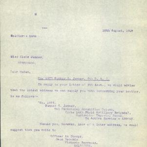 Soldier packet page