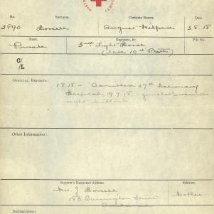 Soldier packet page