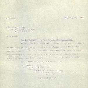 Soldier packet page