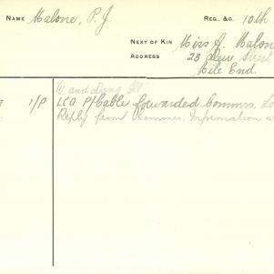Soldier packet page