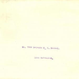 Soldier packet page