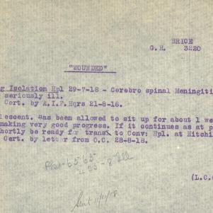 Soldier packet page