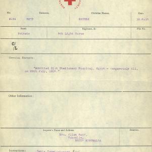 Soldier packet page