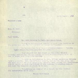 Soldier packet page