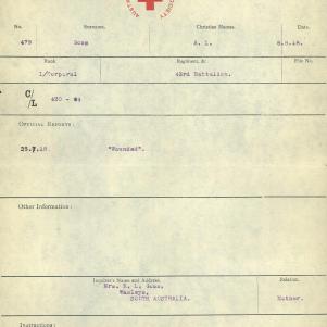 Soldier packet page