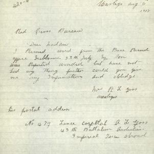 Soldier packet page