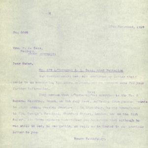 Soldier packet page