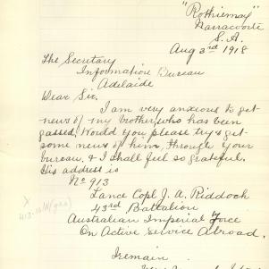 Soldier packet page