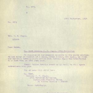 Soldier packet page